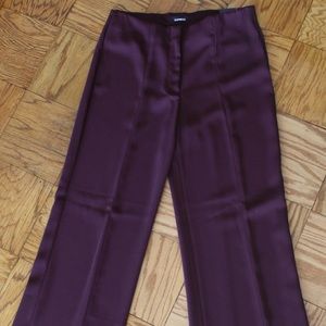 Wide leg suiting pants